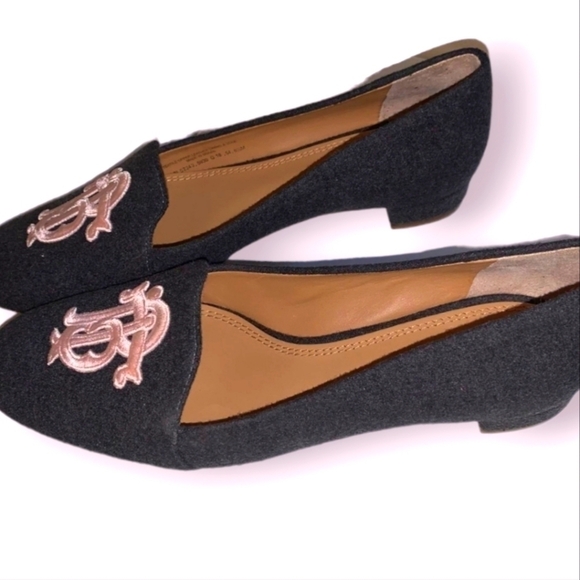 Tory BURCH Wool Embroidered Accent Loafers - Picture 3 of 4